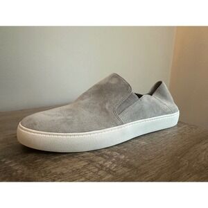 Steve Madden Fayna Suede Slip On Sneakers Loafer Flat Gray Women Size 10, NWOT‎
